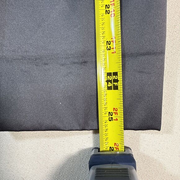 Apt. 9 Satin Trench Coat Women's Large Dark Gray Double Breasted Peacoat Style - Picture 10 of 15